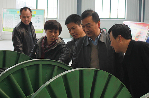 滁州市經(jīng)信委領(lǐng)導(dǎo)來(lái)安邦集團(tuán)調(diào)研新項(xiàng)目建設(shè)情況(圖2)