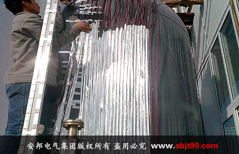 江蘇濱?；すI(yè)園硫酸儲(chǔ)罐電伴熱保溫